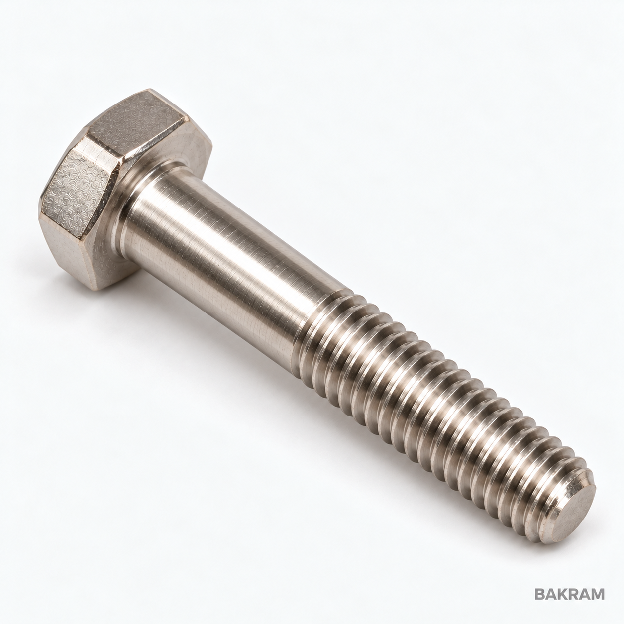 Wizualizacja: Śruba z łbem sześciokątnym DIN 931 ze znakiem wodnym BAKRAM